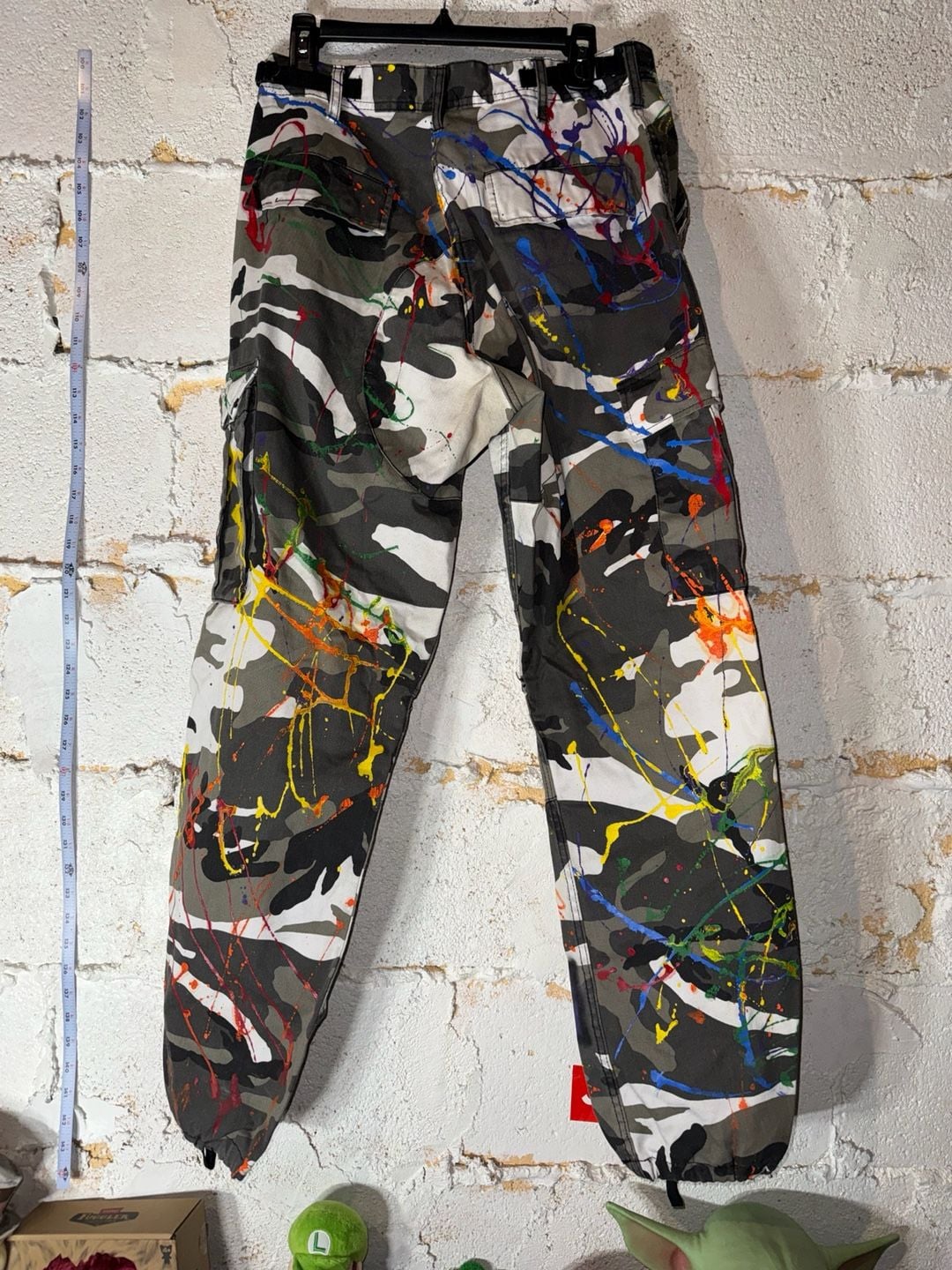 Bad Crew Custom Airbrushed Graffiti Camouflage Cargo Pants 5