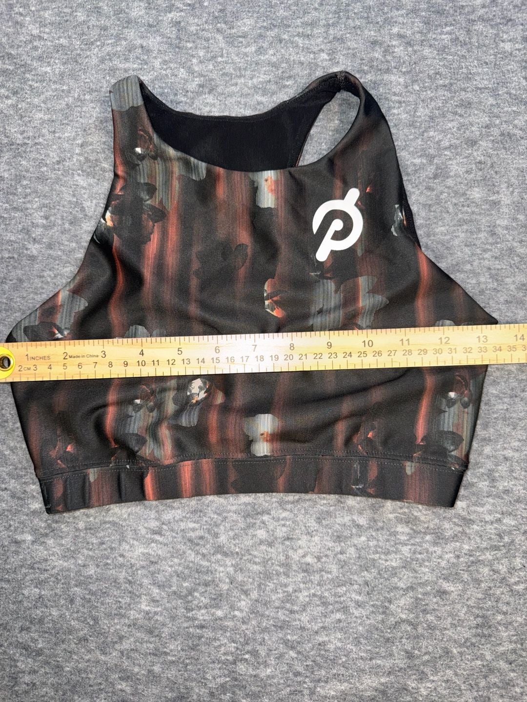 Peloton Show Up Floral High Neck Sports Bra, Size S 5