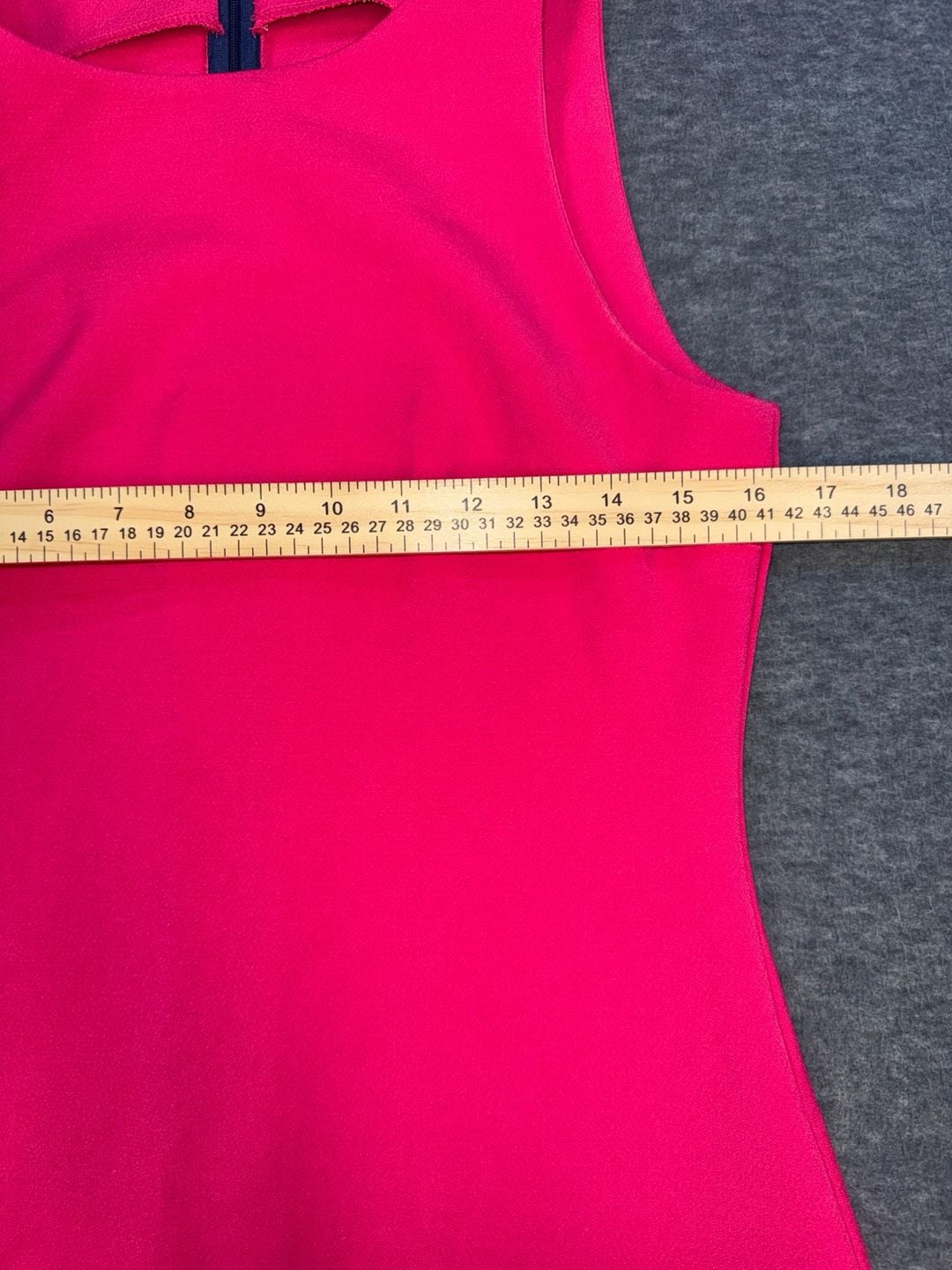 Ellie Kai Pink Sleeveless A-Line Shift Dress with Contrast Back Zipper Size 2 4