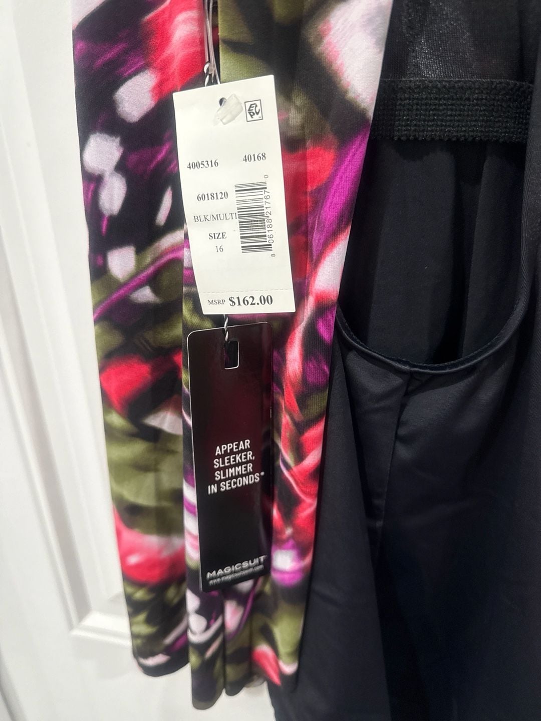 Magicsuit Aubrey Flutter One Piece Swimsuit Size 16 Floral Halter 4