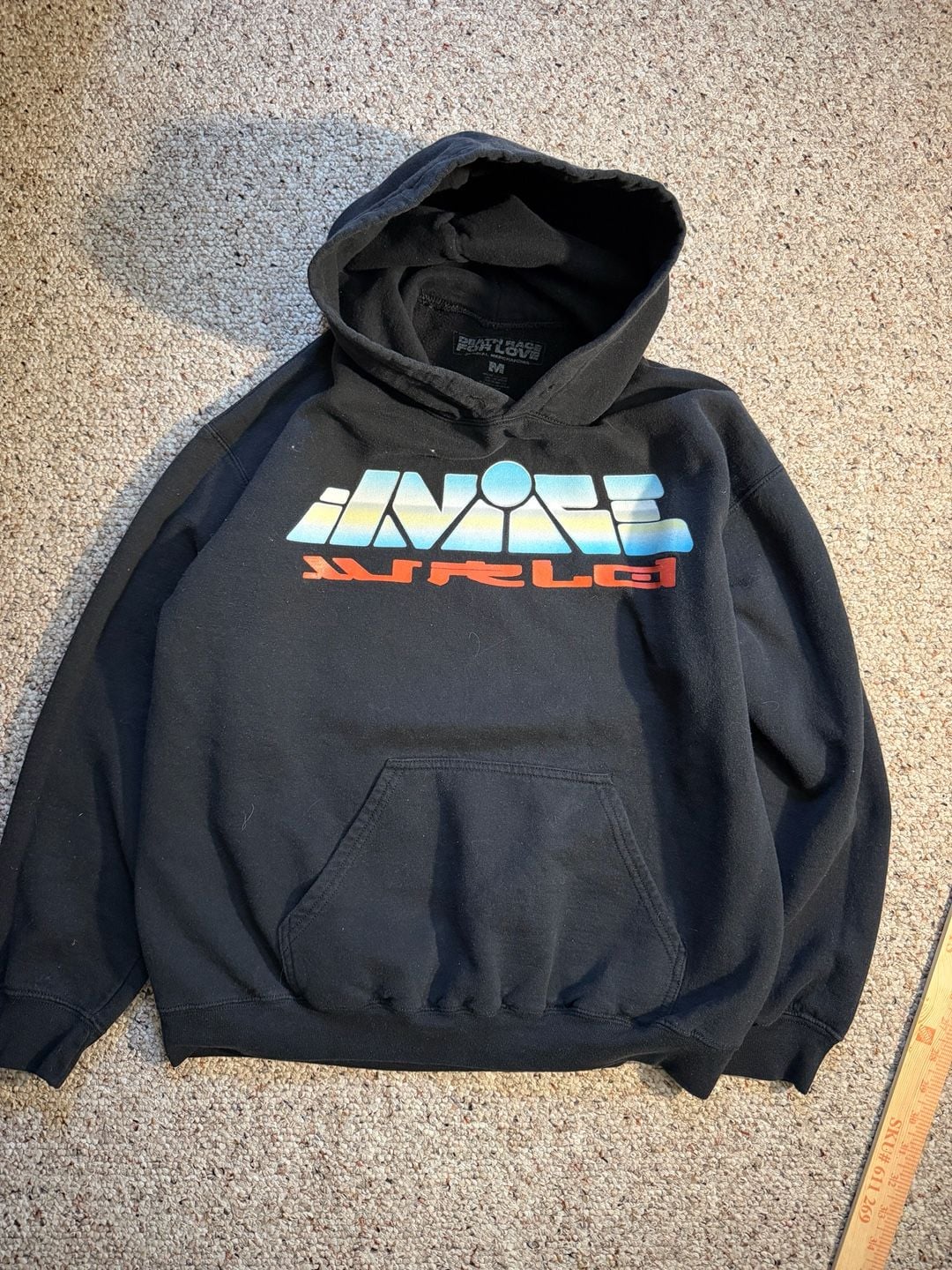 Juice WRLD Death Race For Love 999 Globe Hoodie Black Size M 3