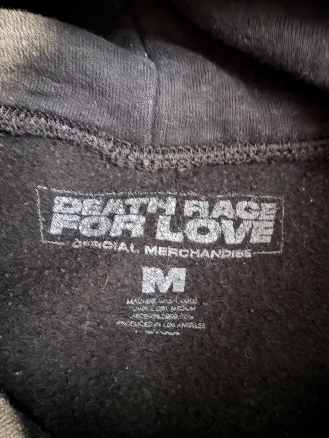Juice WRLD Death Race For Love 999 Globe Hoodie Black Size M 4