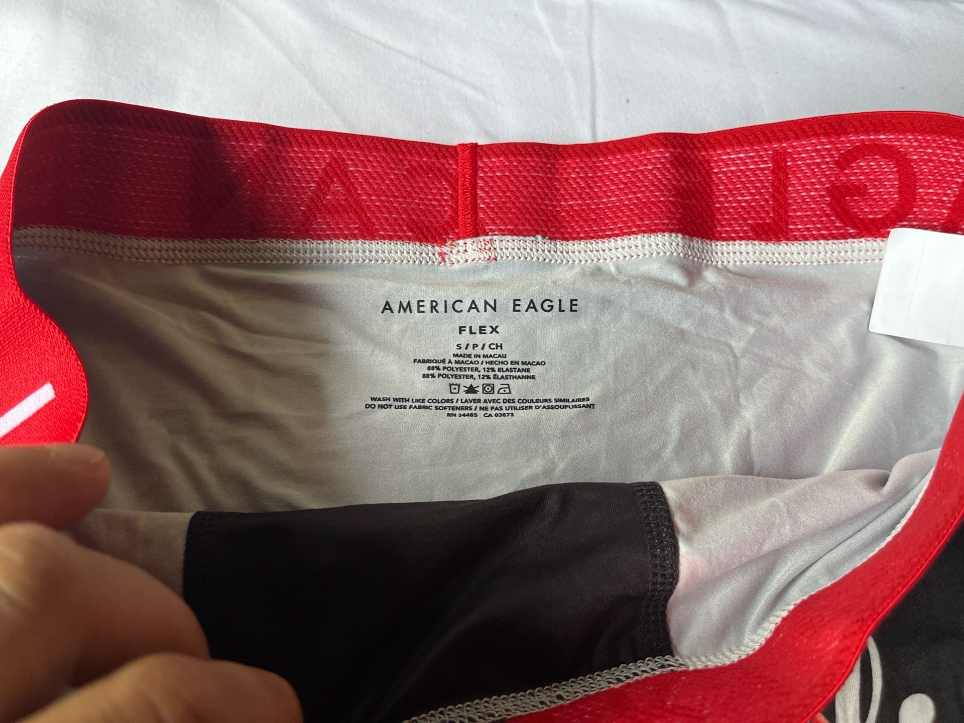 American Eagle Men's Underwear Lot of 2 Bird Print Boxers & Jingle Bells Flex Boxer Briefs Size Small 5