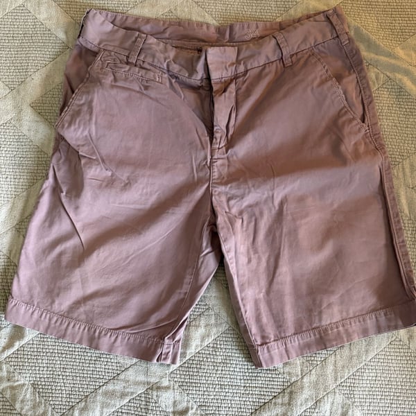 Gap Lived-In Chino Shorts Size 34 Mauve