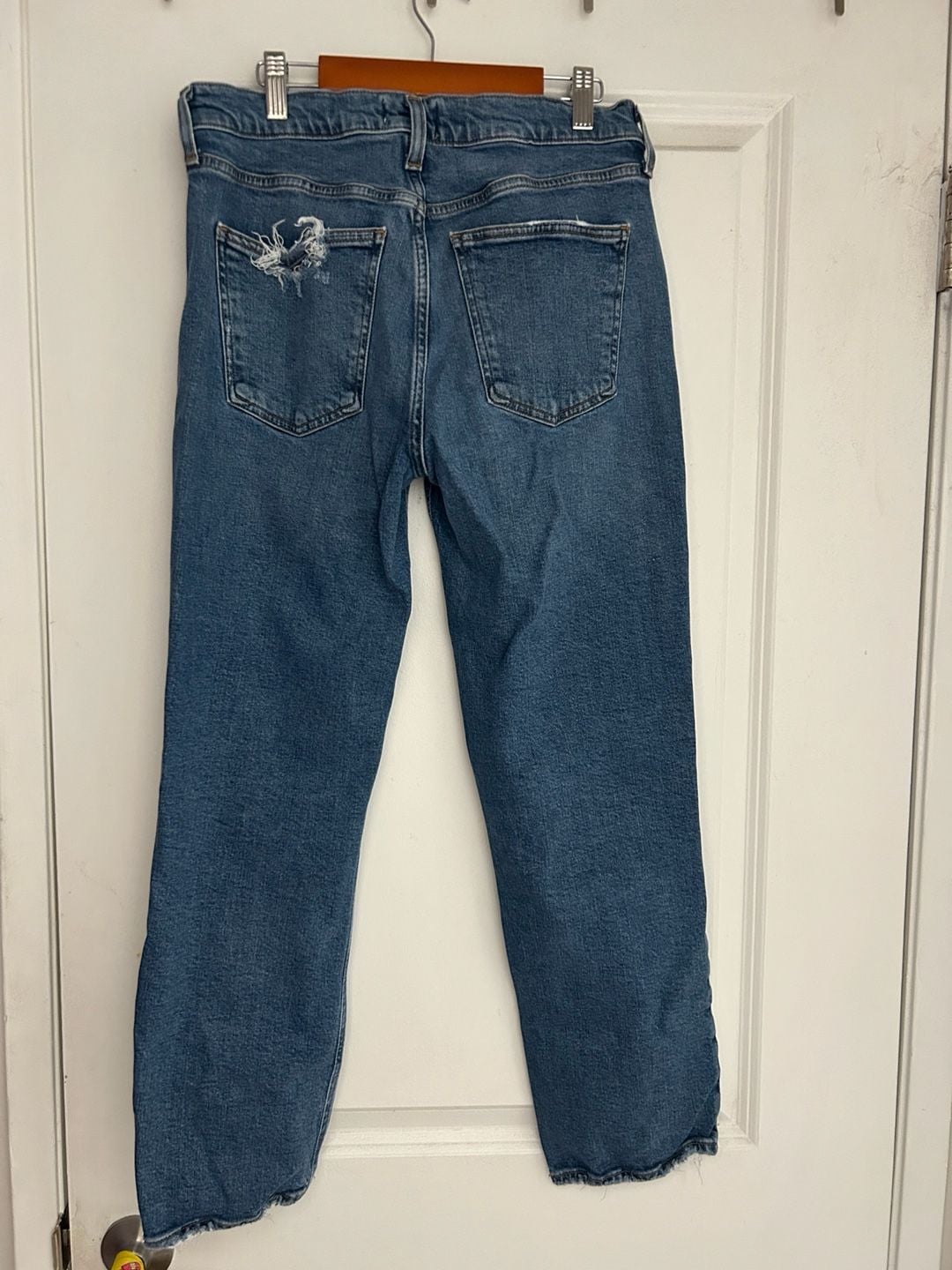 AGOLDE Kye Mid-Rise Straight-Leg Jeans size 28 5