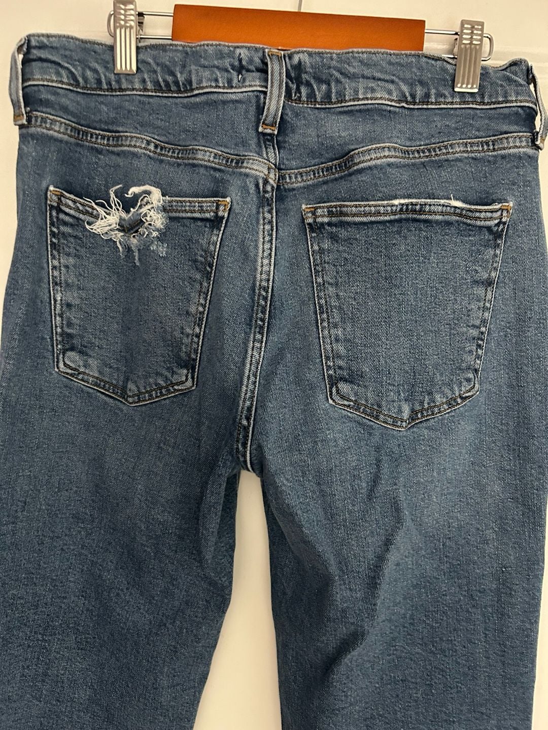 AGOLDE Kye Mid-Rise Straight-Leg Jeans size 28 6