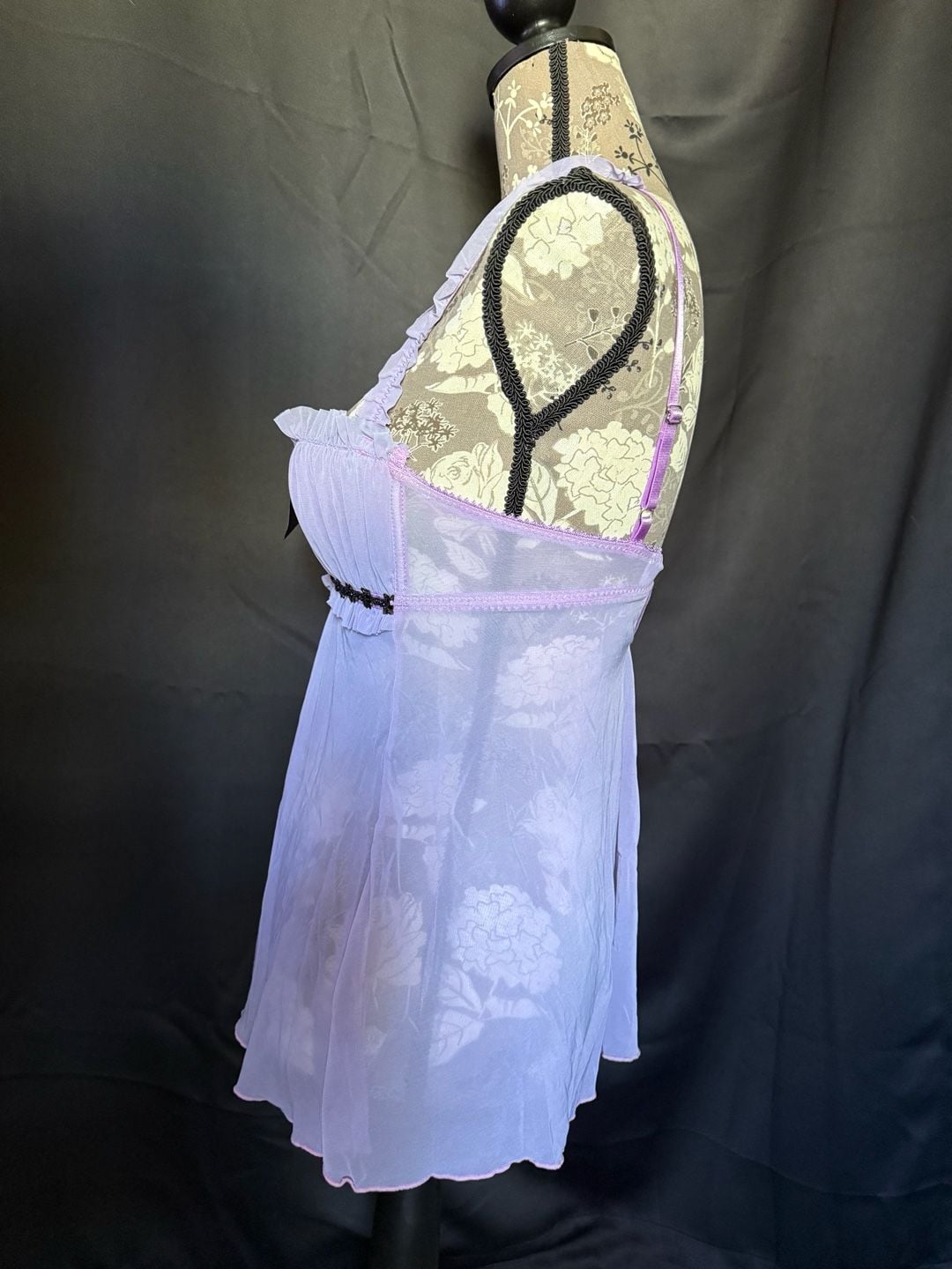 Fredrick's of Hollywood top Lace with bow Sparkly... 3