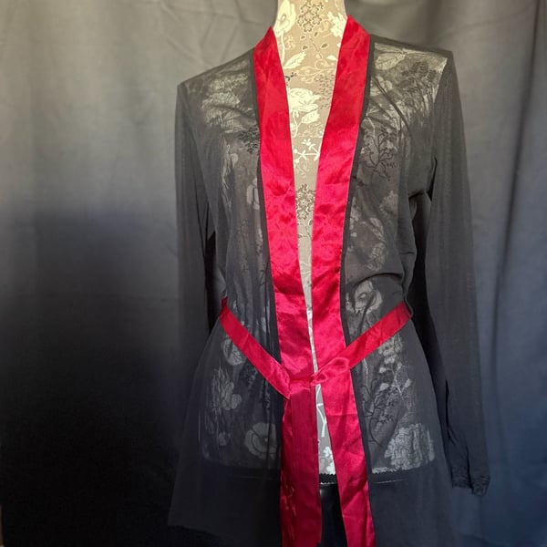 Frederick's of Hollywood Black Lace & Mesh...