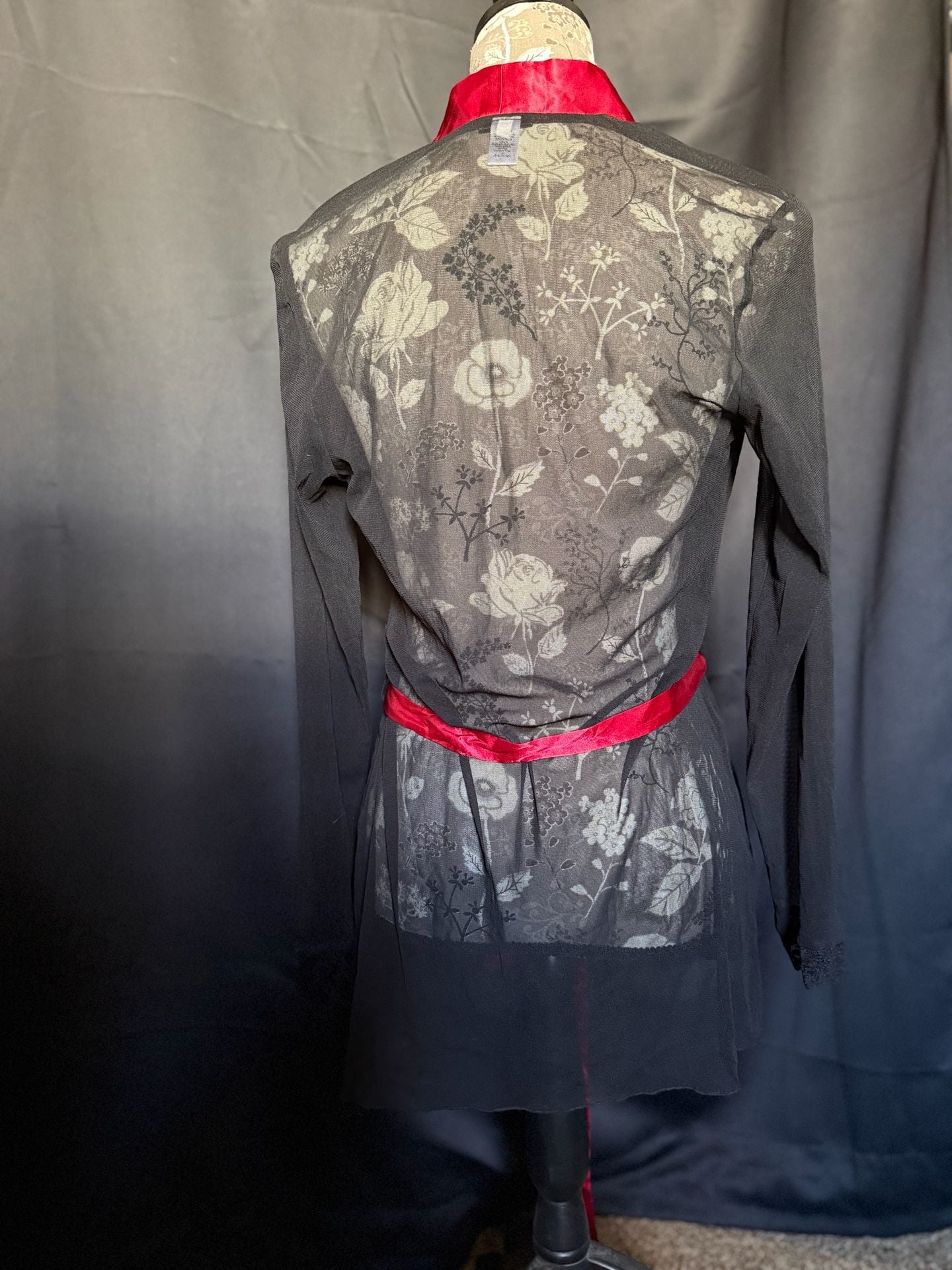 Frederick's of Hollywood Black Lace & Mesh... 3