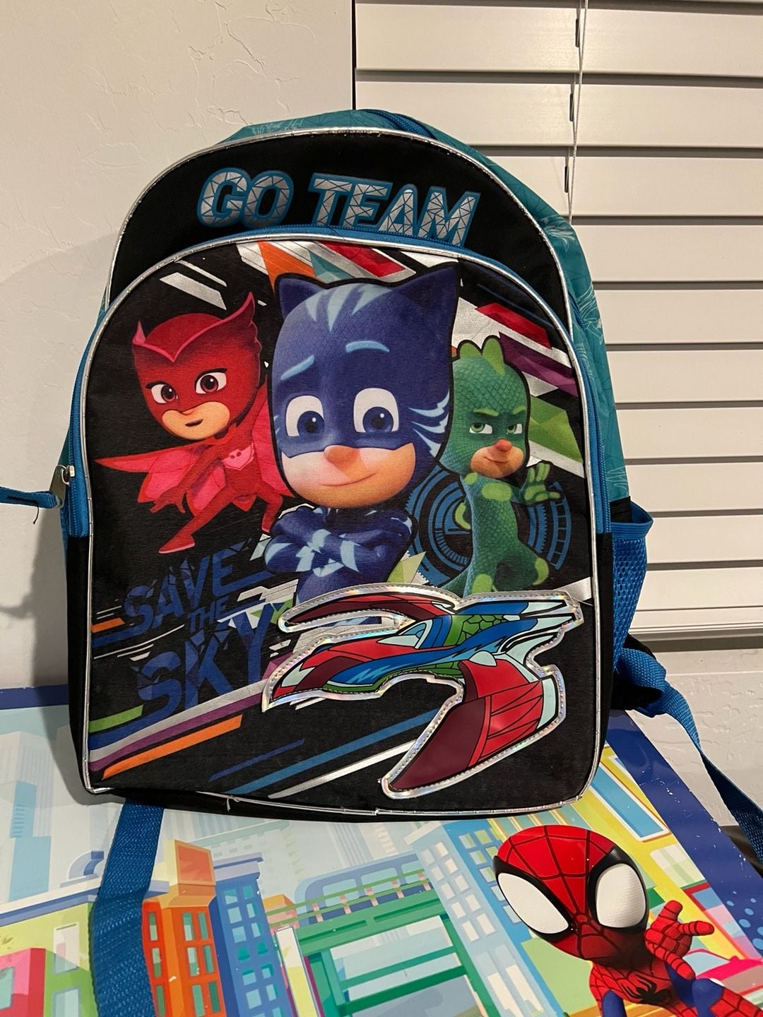 PJ Masks Backpack 16" Owlette Gekko Catboy 2