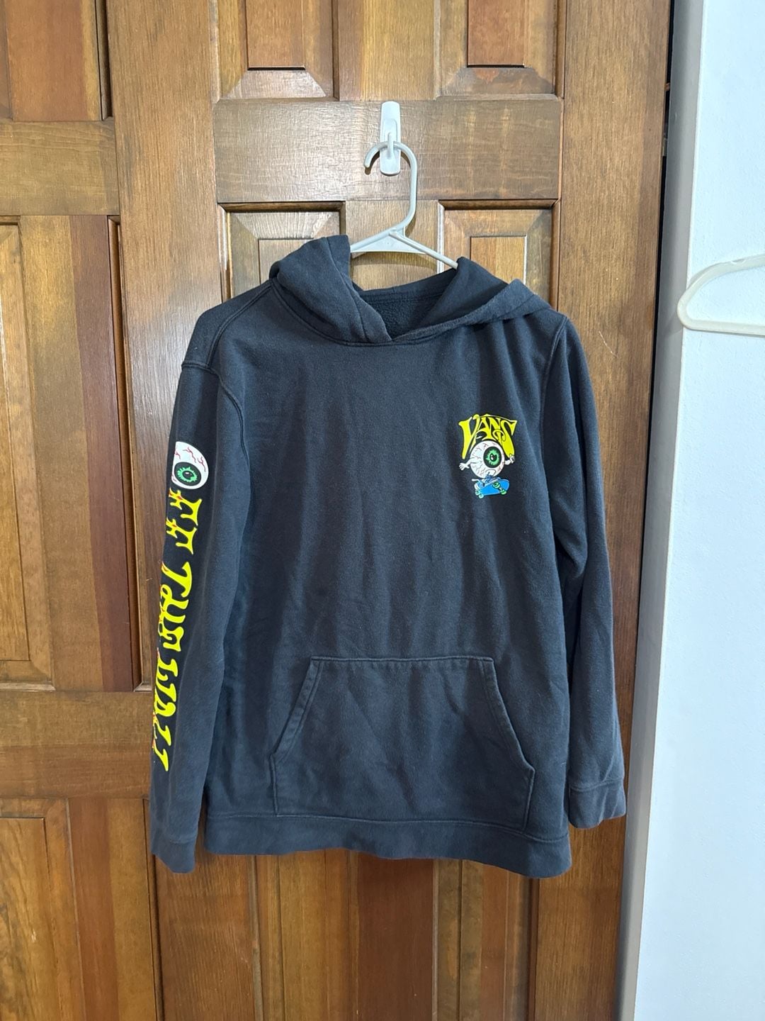 Vans Off The Wall Eyeballie Skateboard Graphic Hoodie youth xl 1