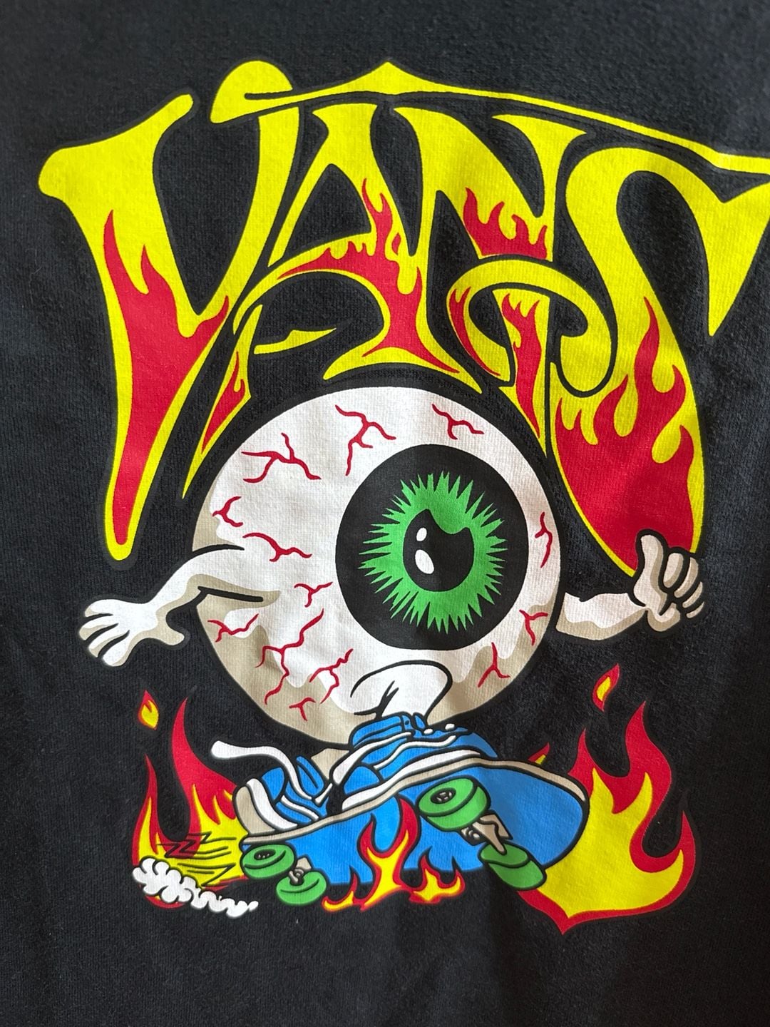 Vans Off The Wall Eyeballie Skateboard Graphic Hoodie youth xl 4