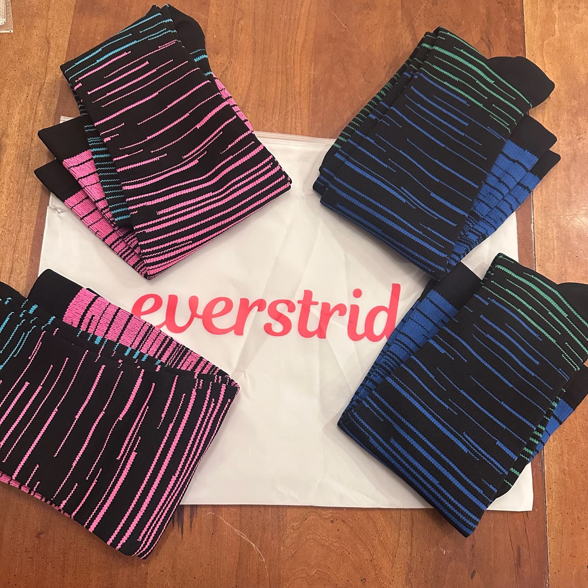 Bright Stripe Compression Socks 2XL 1