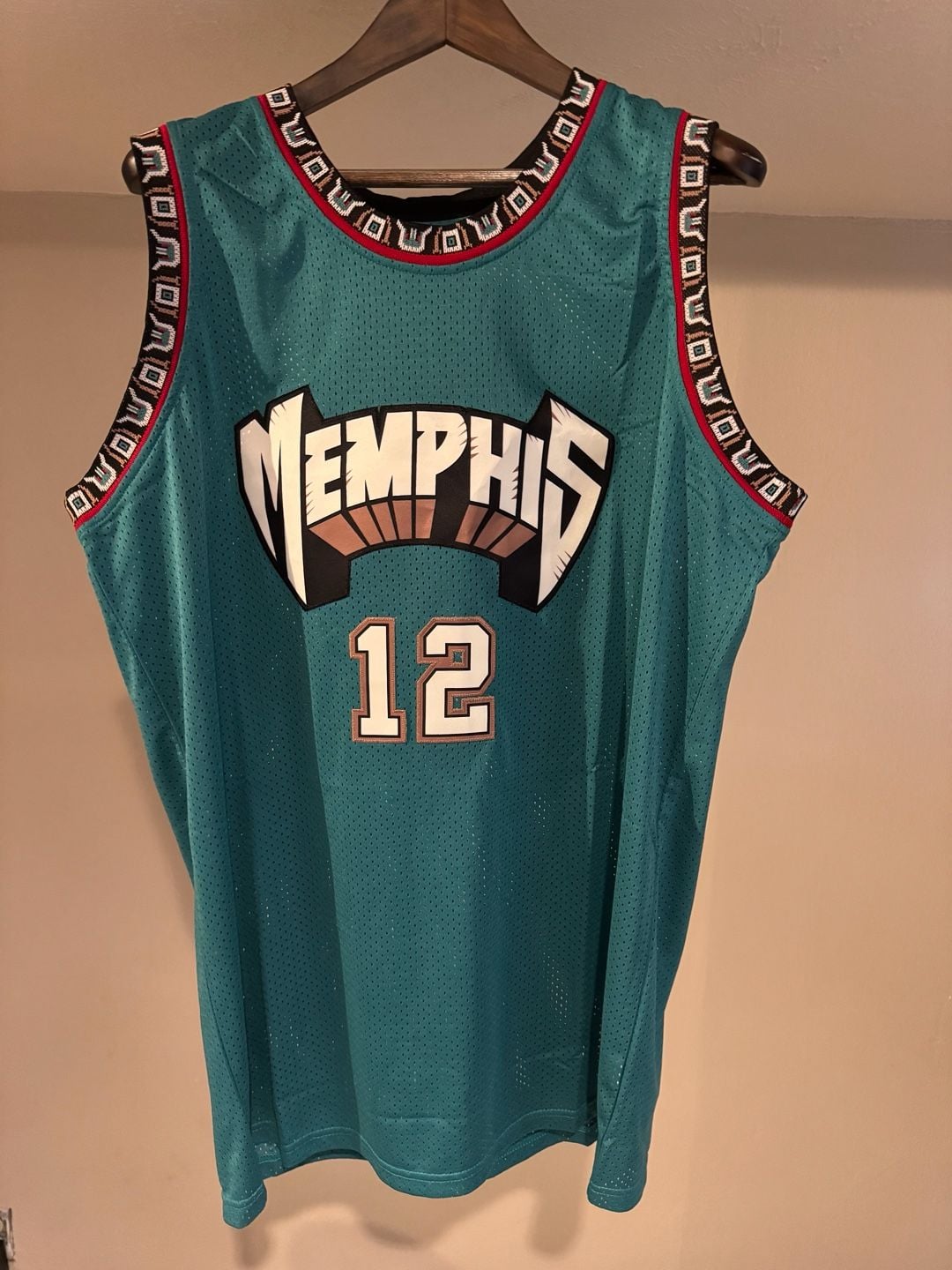NBA Memphis Grizzlies Ja Morant #12 Adult XXL Teal Jersey 3
