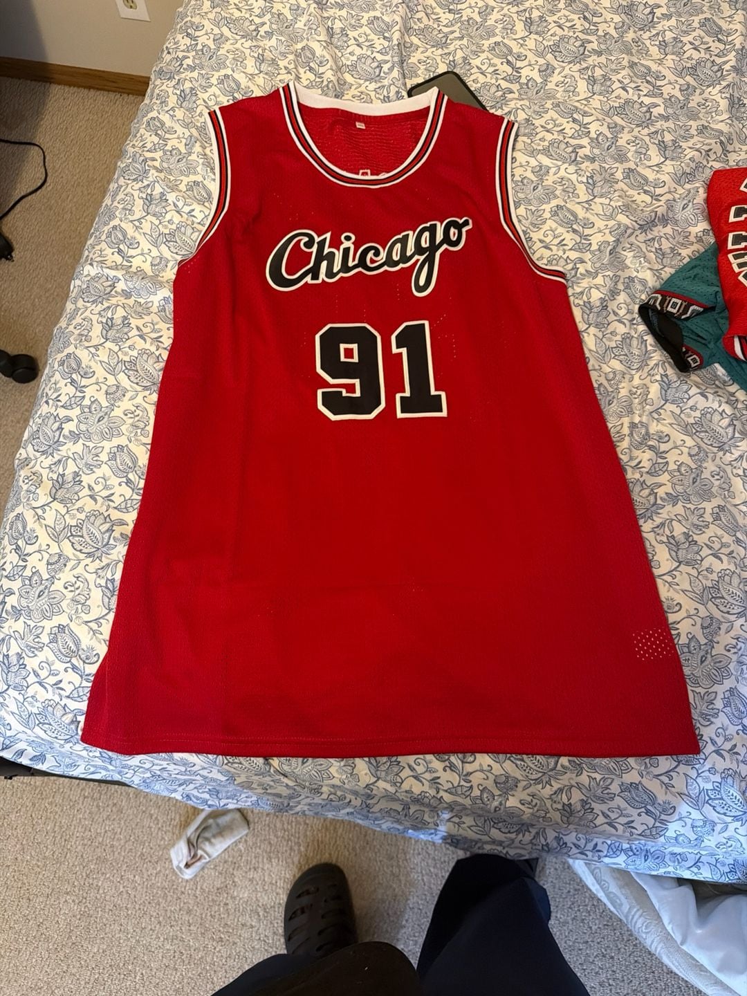 Dennis Rodman Chicago Bulls Jersey #91. Size XXXL 1