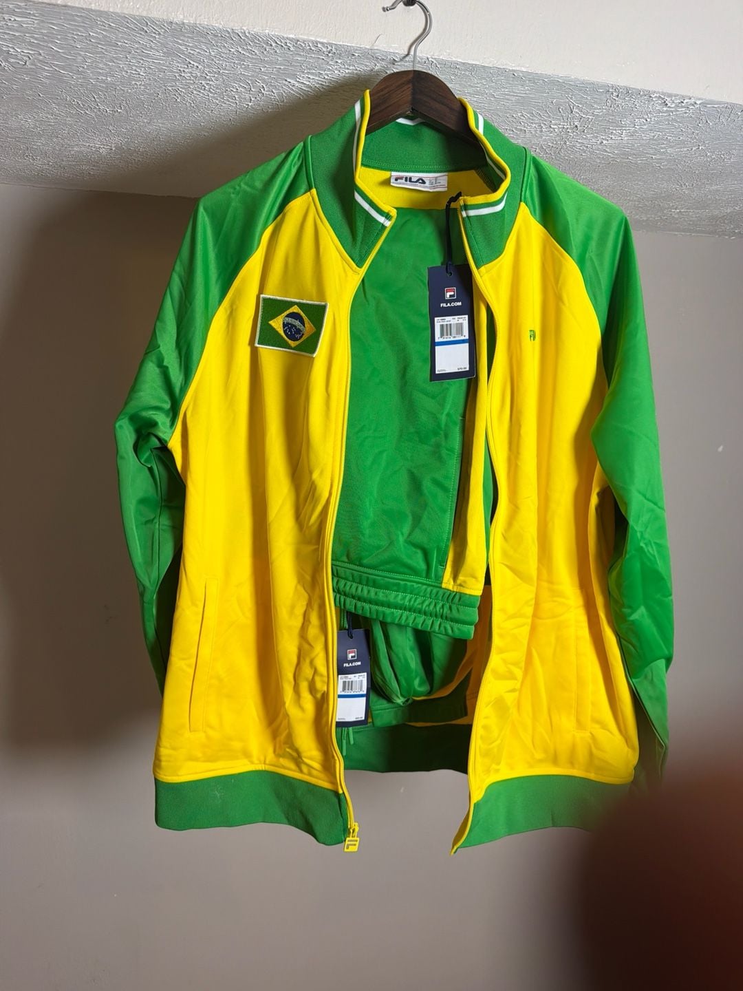 Brazil National Team Soccer Jacket Uhlsport Track Suit (Top and Bottom. 1