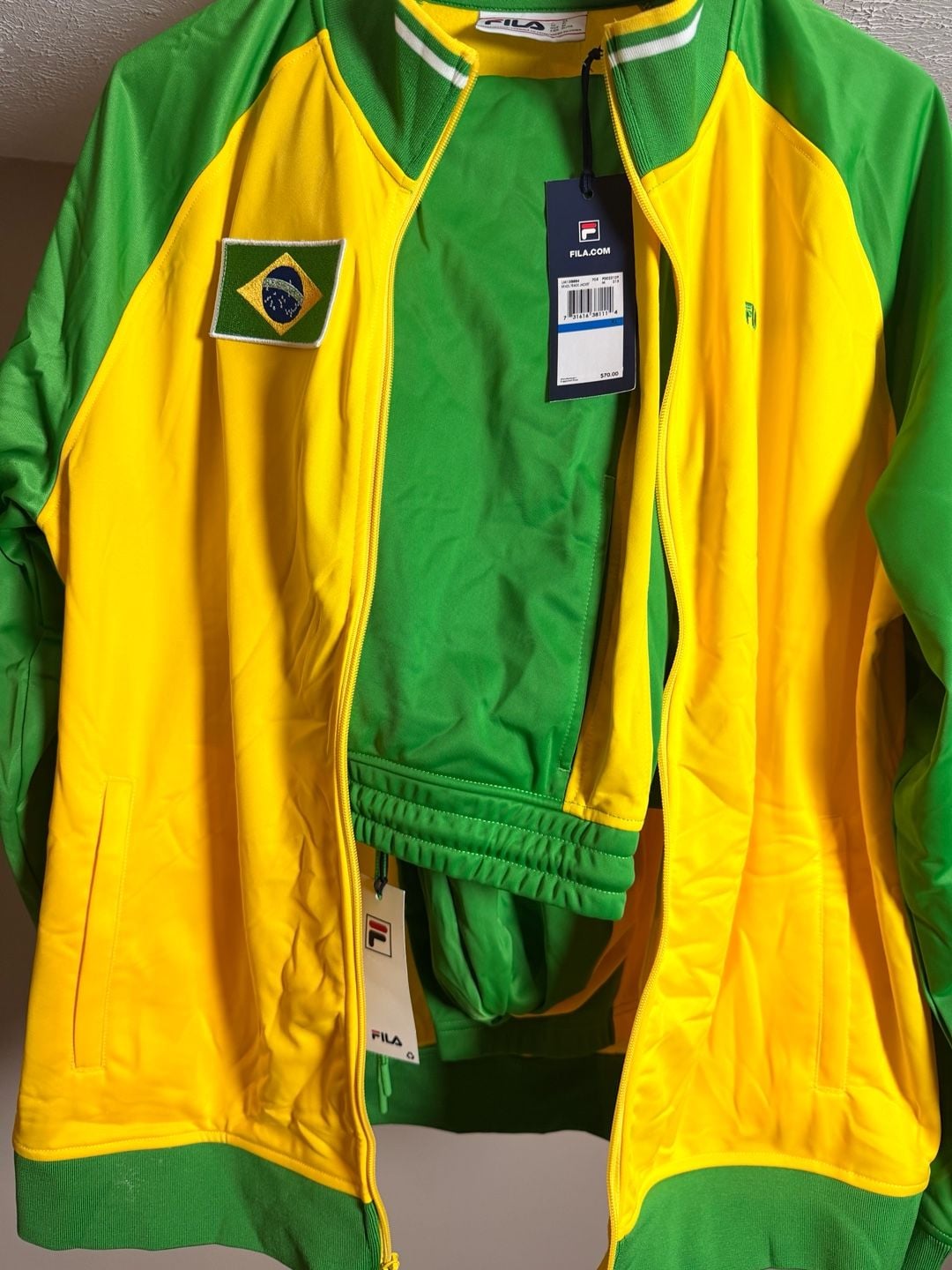 Brazil National Team Soccer Jacket Uhlsport Track Suit (Top and Bottom. 4