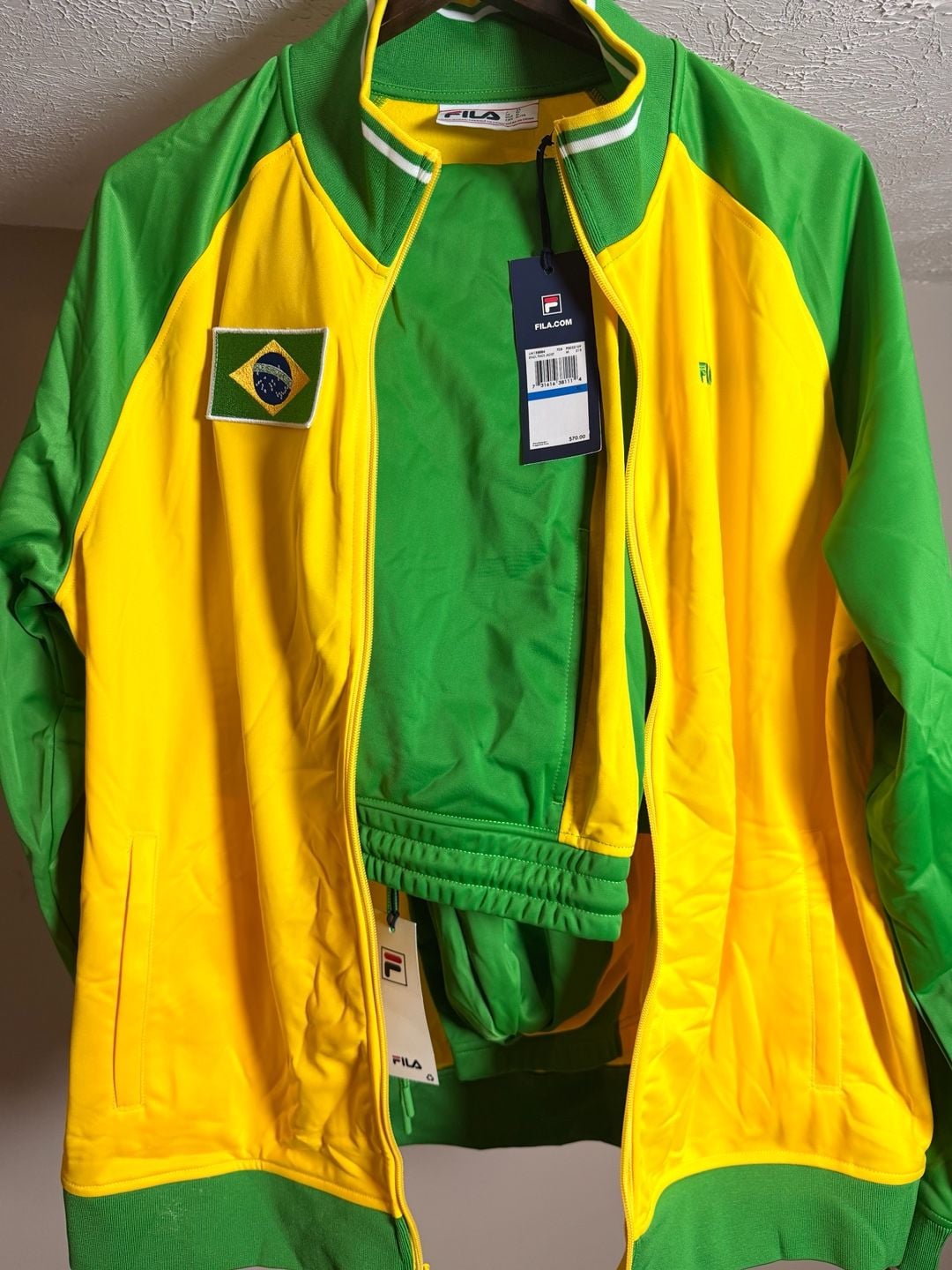 Brazil National Team Soccer Jacket Uhlsport Track Suit (Top and Bottom. 5