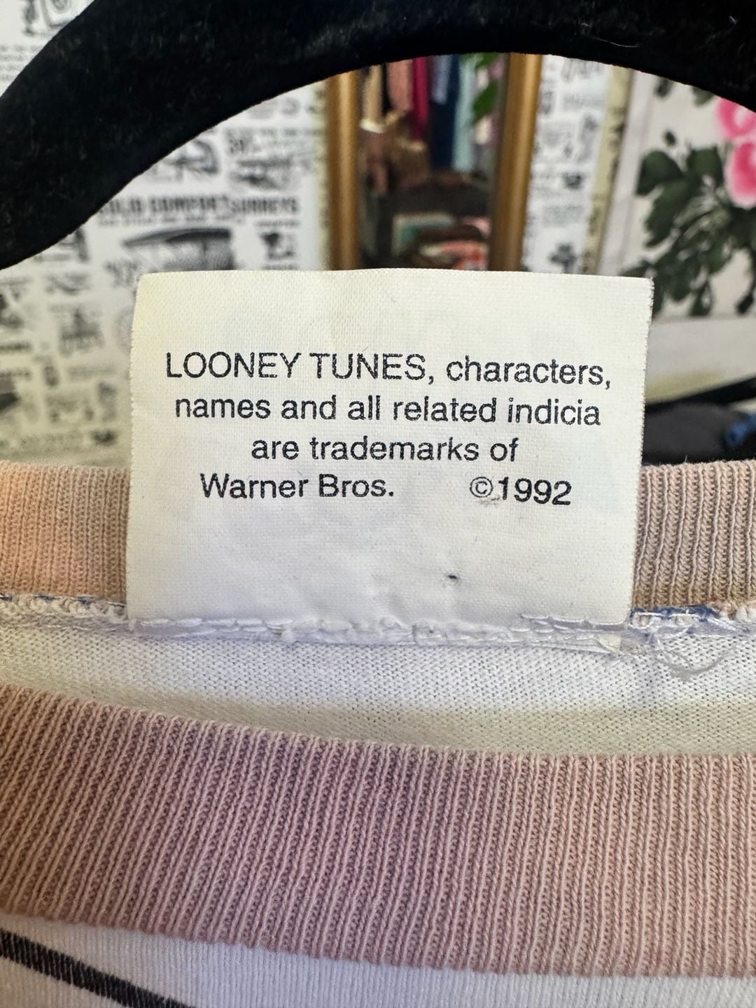 Vintage 1994 Looney Tunes Tweety Bird Thunderbirds Baseball Cropped T-Shirt 5