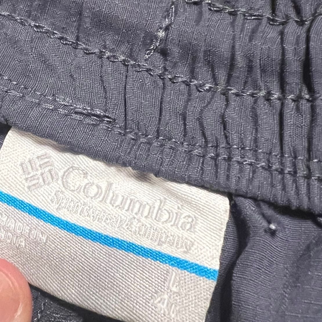 Columbia Women's Sandy River Cargo Shorts Navy Blue Size Large 5