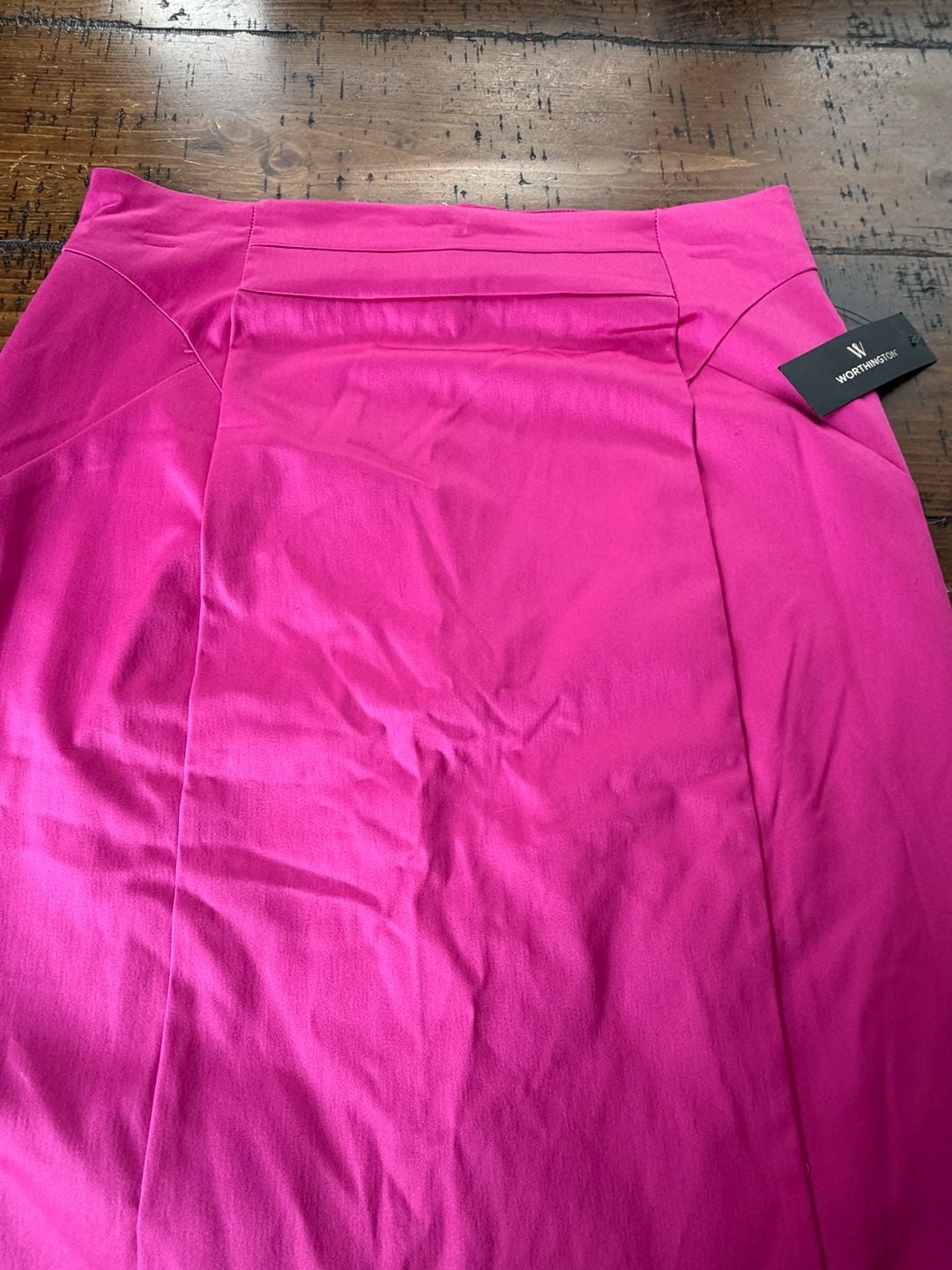Worthington Tropical Pink Pencil Skirt Size 8 3