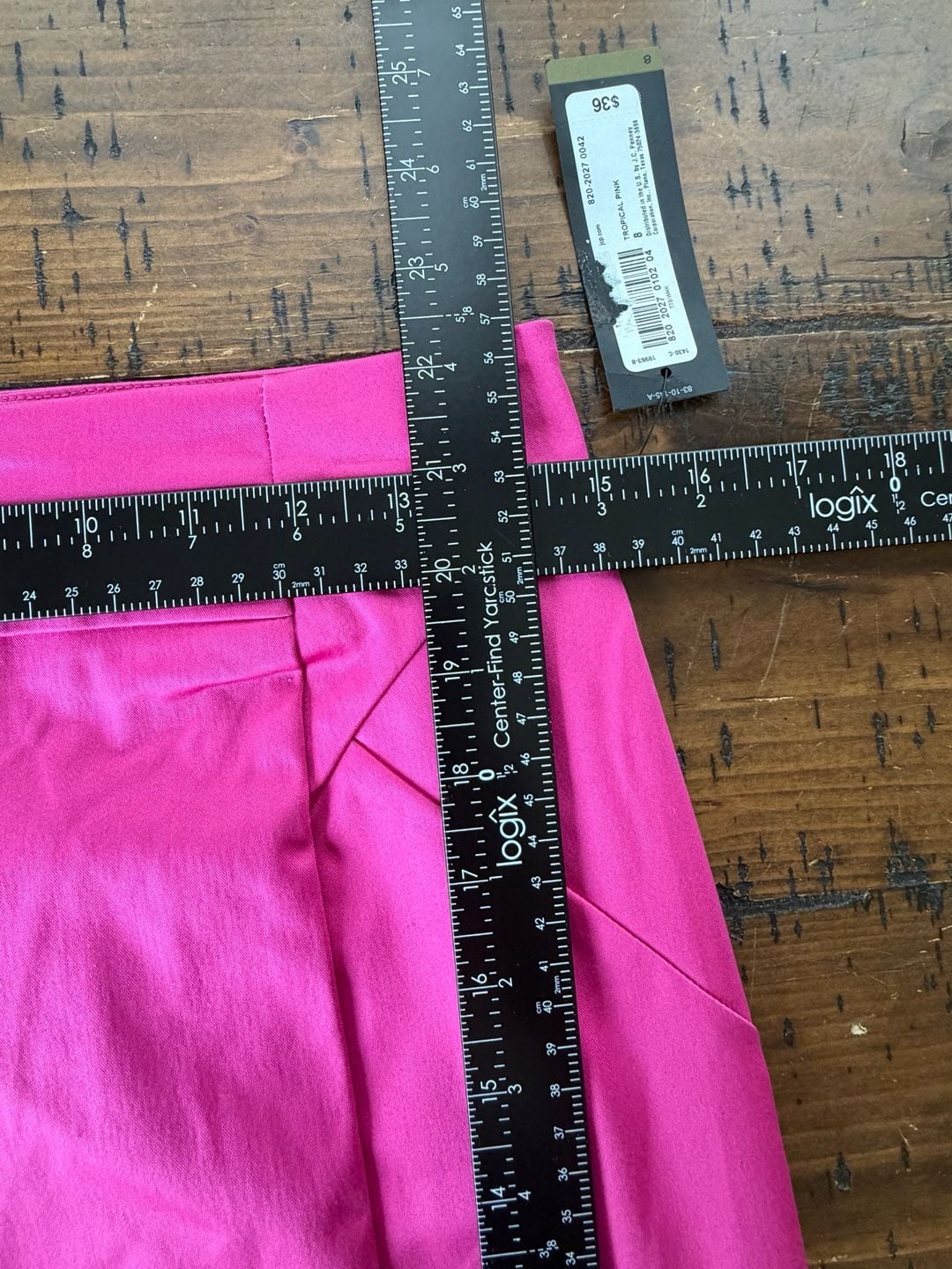 Worthington Tropical Pink Pencil Skirt Size 8 7