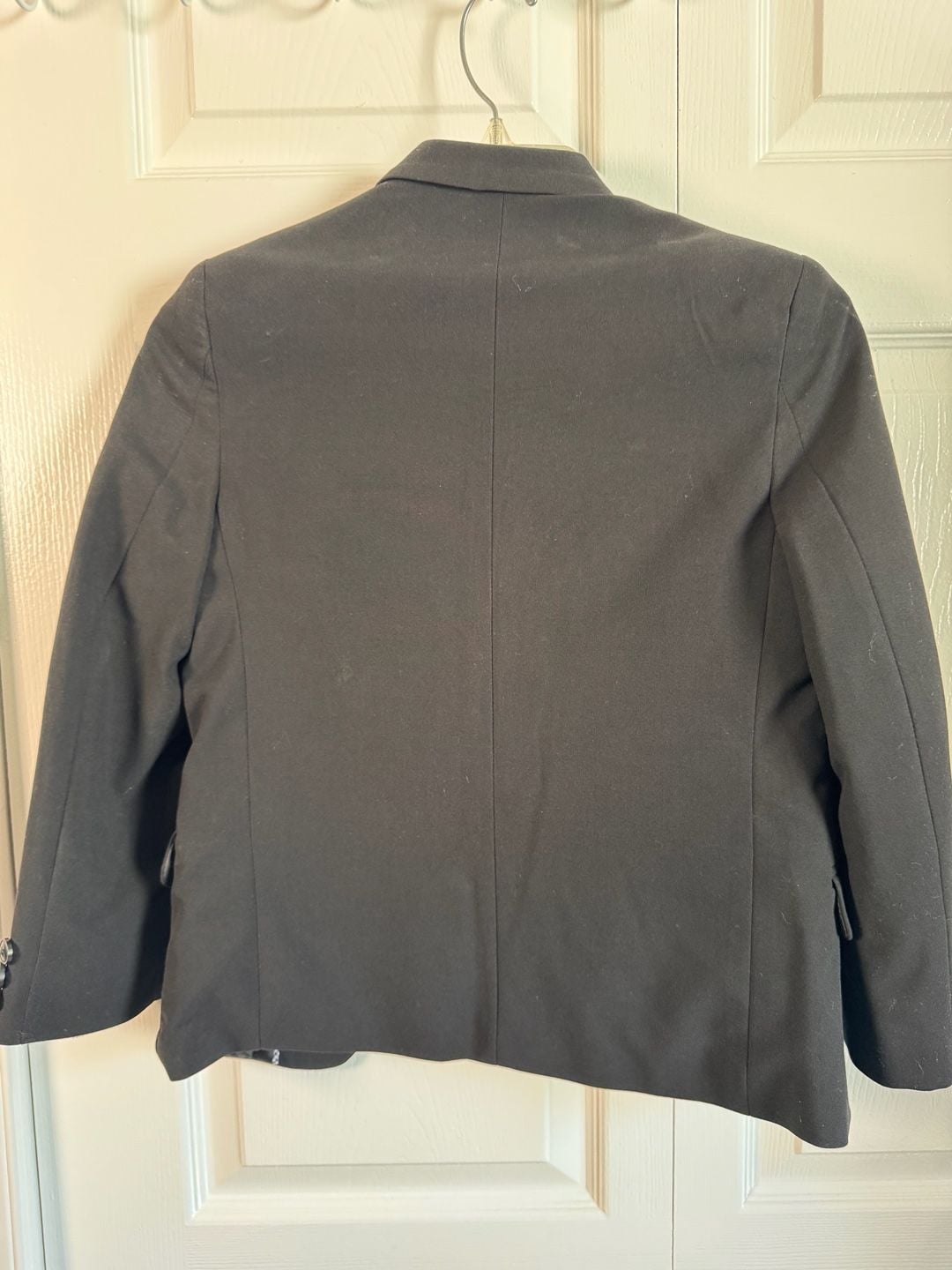 Chaps Boys' Black 2-Button Suit Jacket Blazer Size 8 Regular 2
