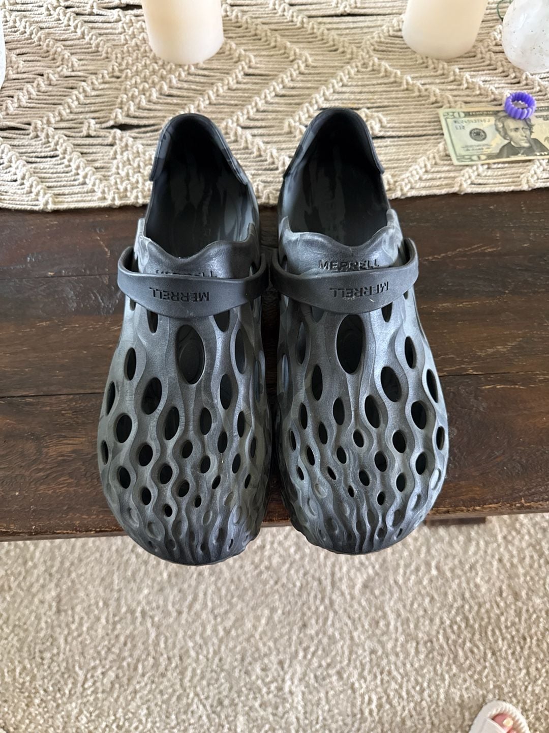 Merrell Hydro Moc Black Marble Clogs 1