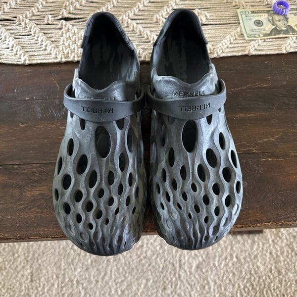Merrell Hydro Moc Black Marble Clogs