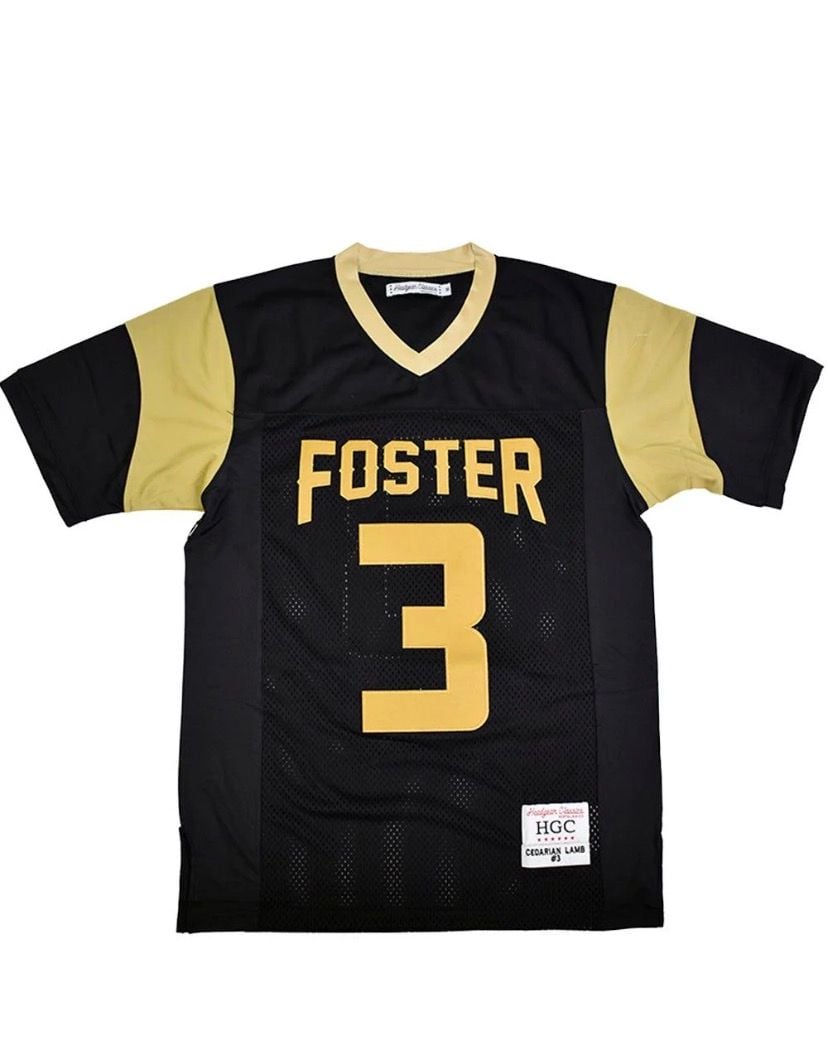 Headgear Classics CeeDee Lamb Foster High School Football Jersey Black Size XL 2