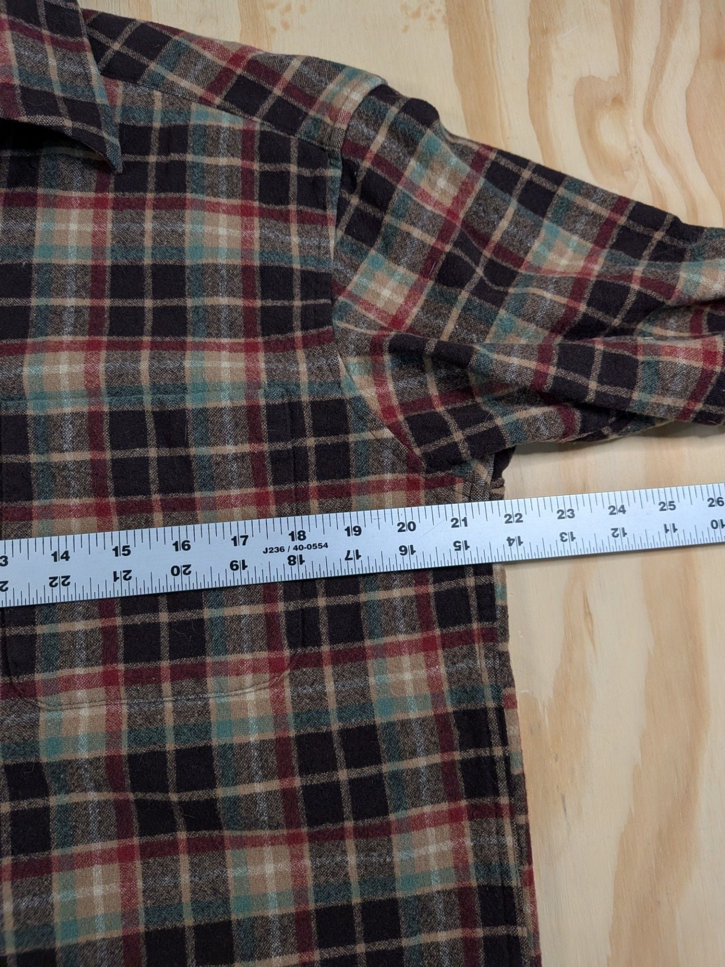 Pendleton 100% Virgin Wool Plaid Board Shirt 7