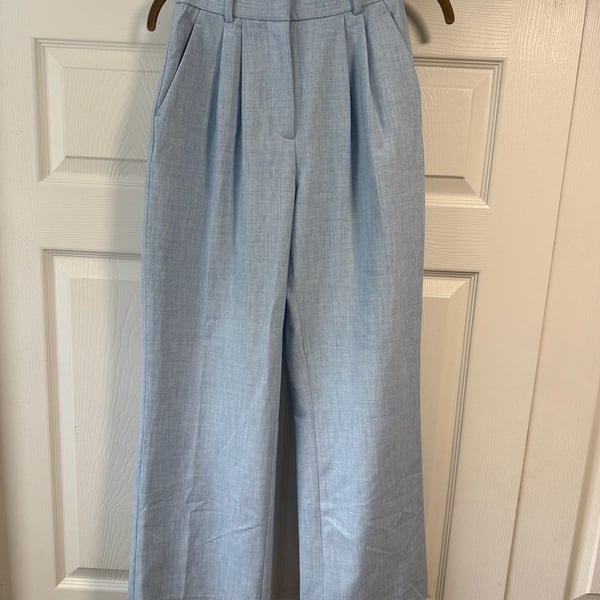 Women's Curve Love A&F Sloane Tailored Wide Leg Pant Size 23 or 000