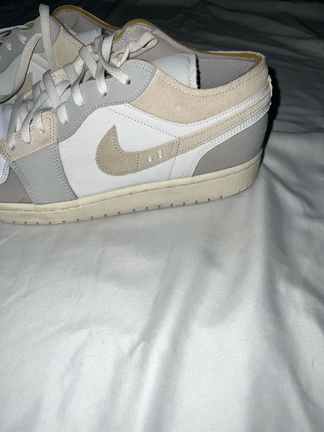 Air Jordan 1 Low SE Craft Inside Out Tech Grey Size 13 3