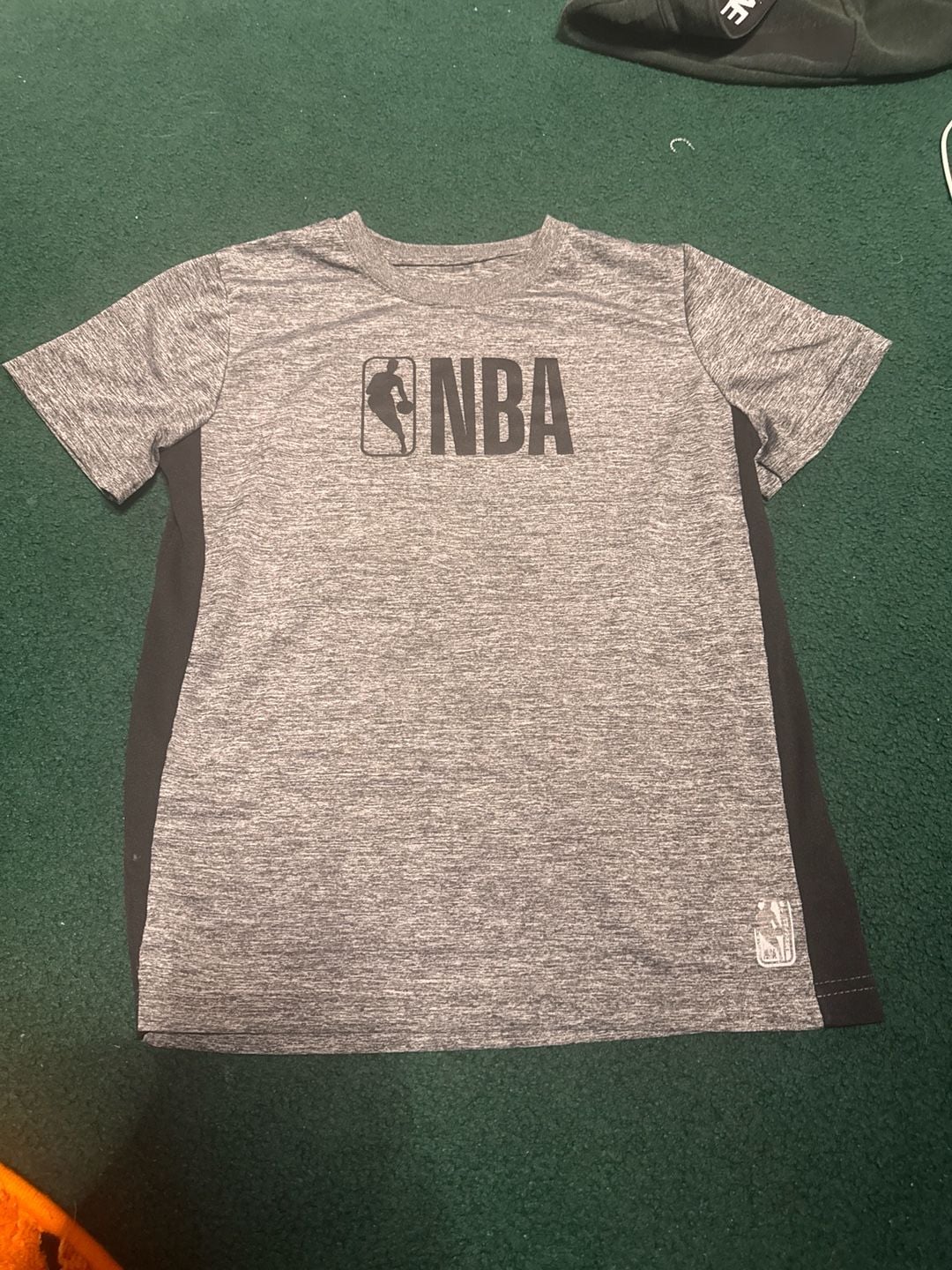NBA Youth Boys Heathered Grey Performance T-Shirt Size L (14/16) 1