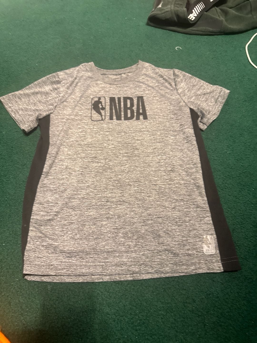 NBA Youth Boys Heathered Grey Performance T-Shirt Size L (14/16) 4