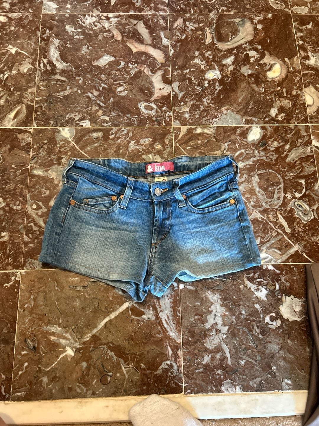 H&M Fit & Star Denim Shorts Size W 25 1