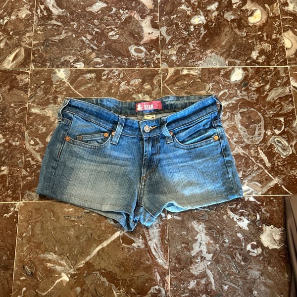H&M Fit & Star Denim Shorts Size W 25