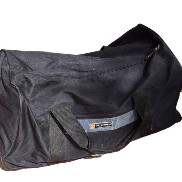 Intrepid Adventure Gear Large Black Rolling Duffel Bag