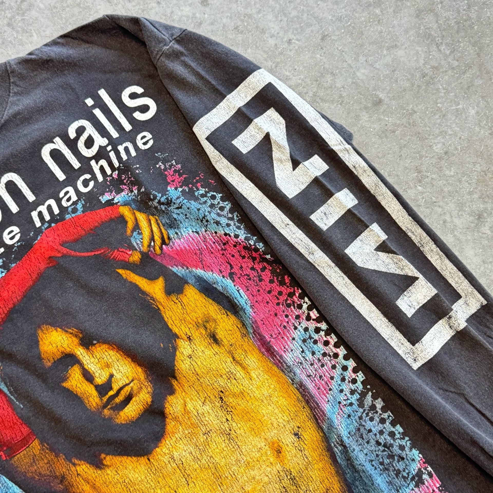 Rare Nine Inch Nails Pretty Hate Machine Long Sleeve Shirt Size XL Single Stitch 5
