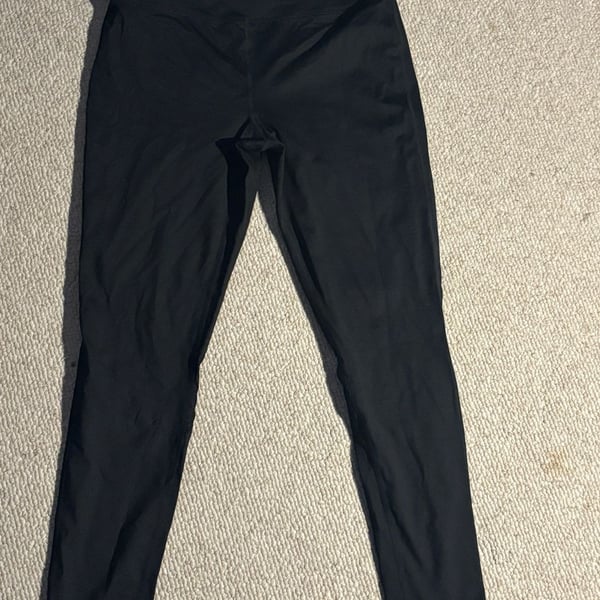Calvin Klein Performance Black Wicking Leggings Size XL Womens