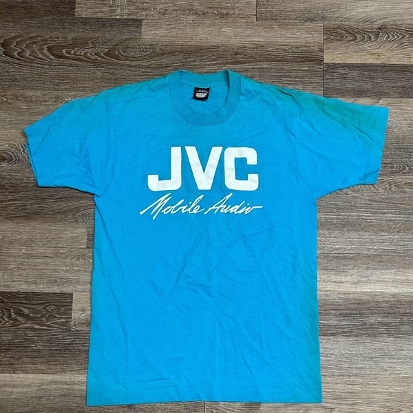 Vintage JVC Mobile Audio T-Shirt Screen Stars Best Size L