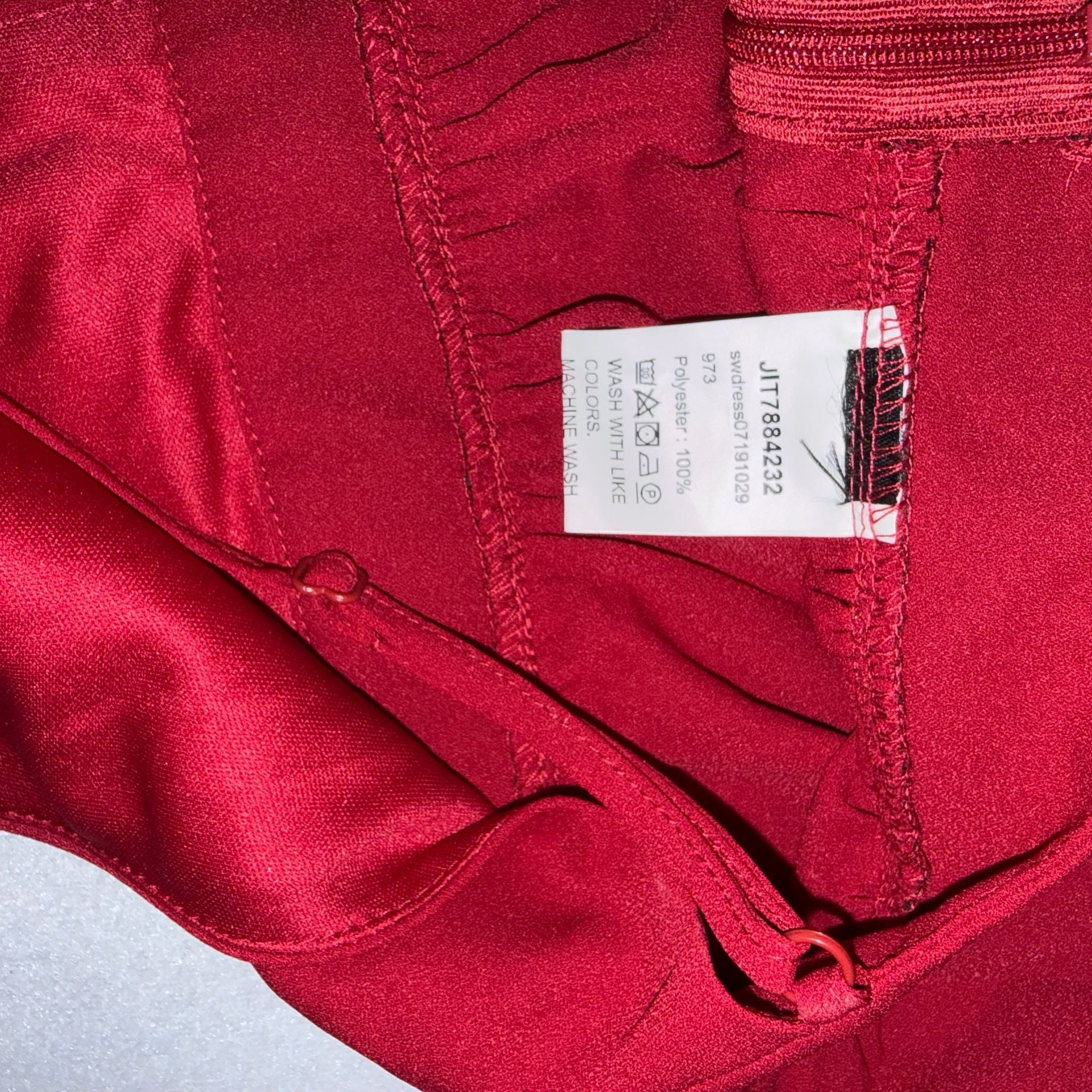 Amazon Red Crisscross Backless Cami Maxi Dress Medium 5
