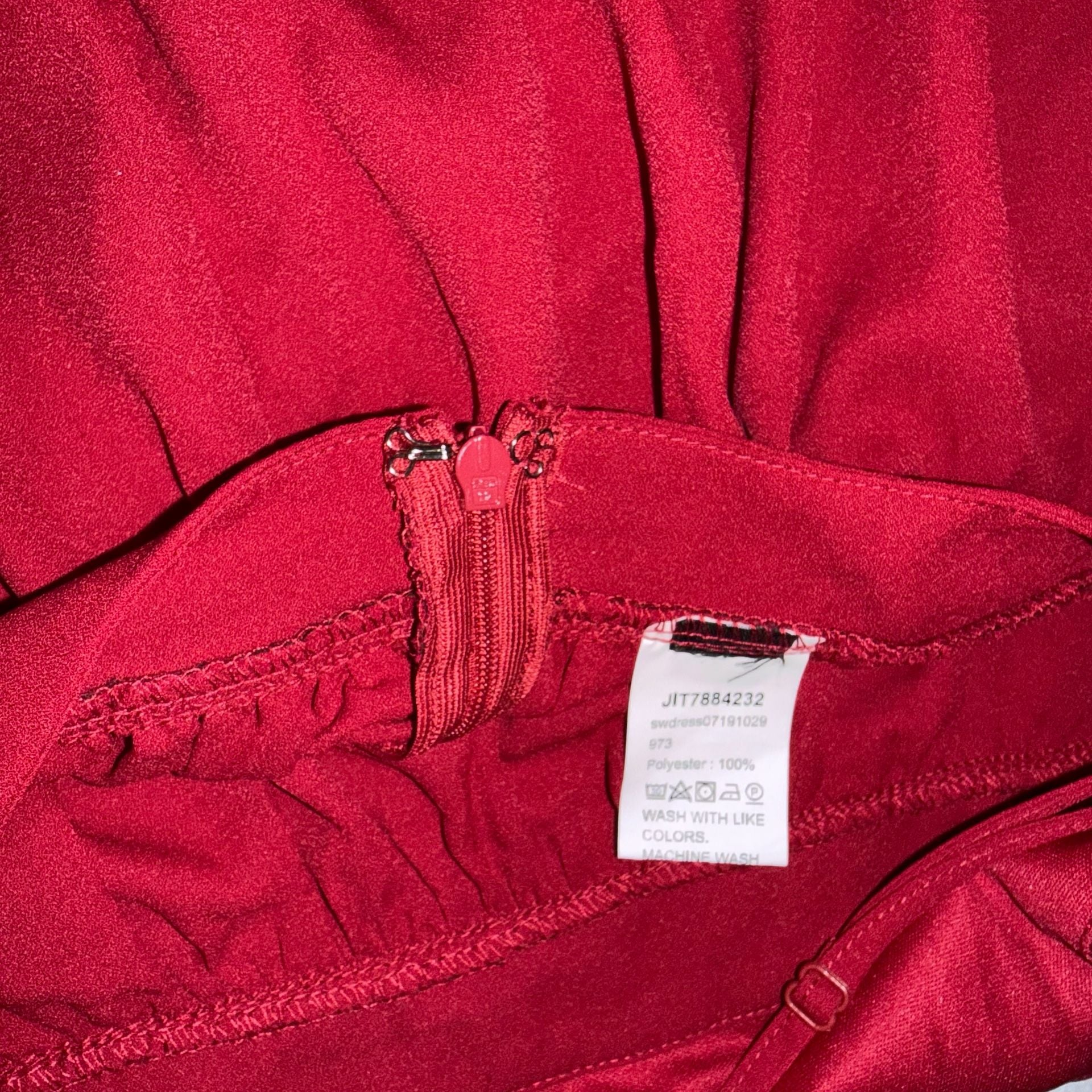 Amazon Red Crisscross Backless Cami Maxi Dress Medium 6