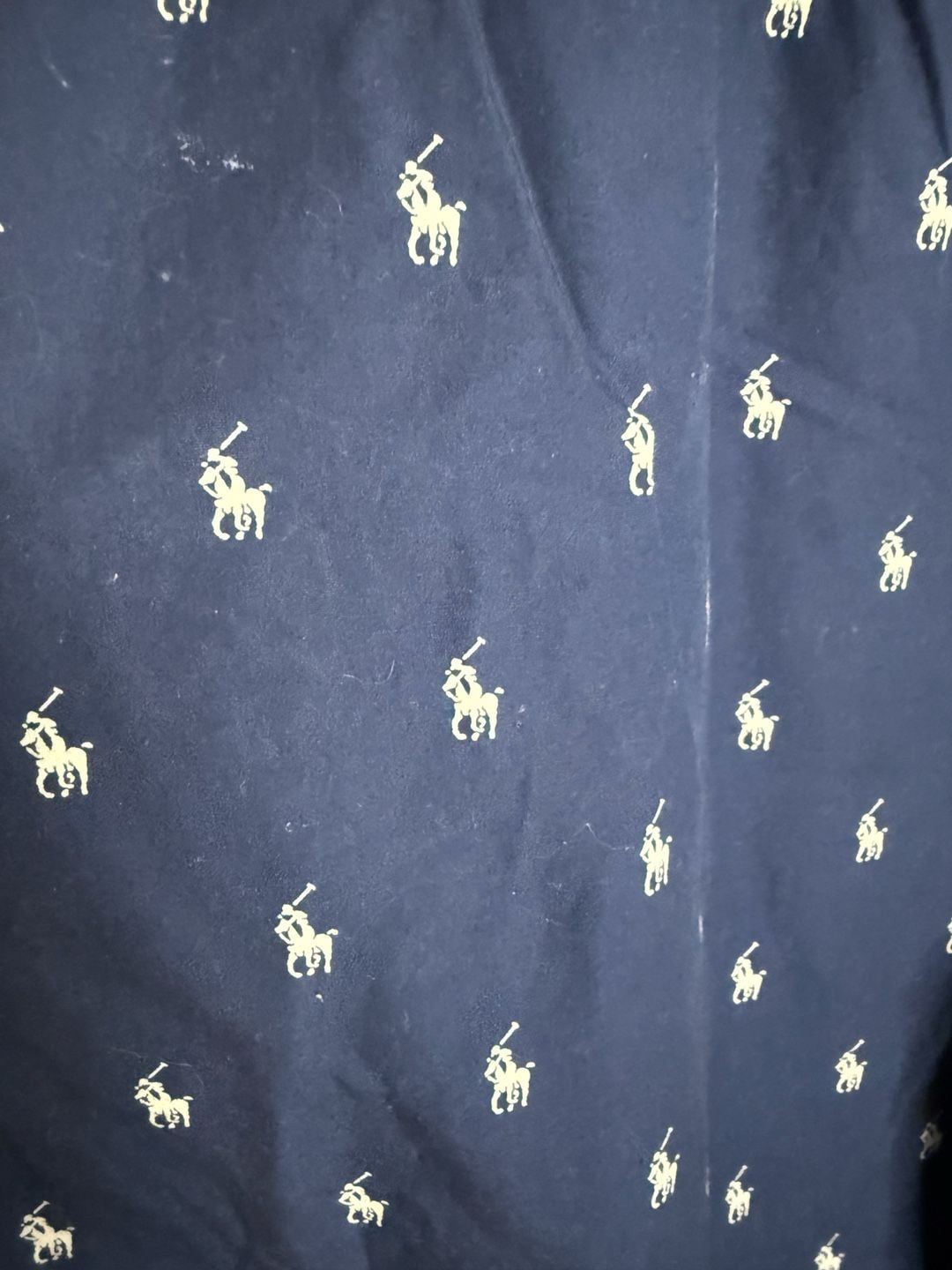 Polo Ralph Lauren Navy Blue All-Over Pony Print Pajama Pants Size XL 3
