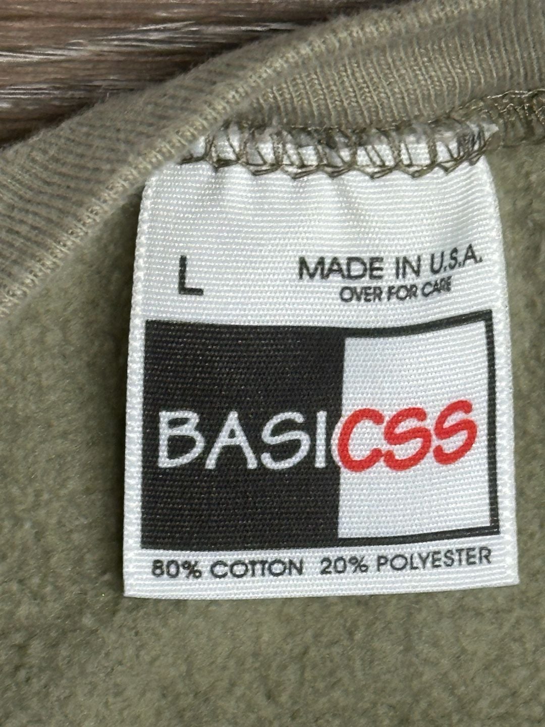 Vintage BASICSS Winter X Games ESPN Crewneck Sweatshirt Size L Sage Green 4