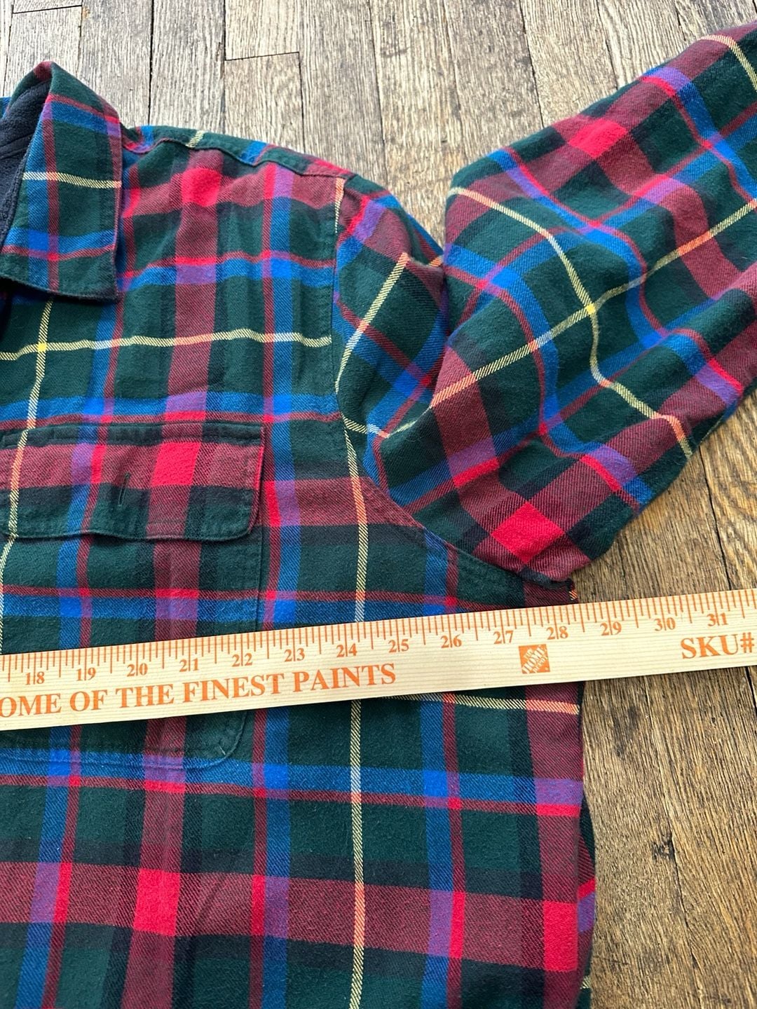 L.L.Bean Fleece-Lined Flannel Shirt Jac Plaid XXL-REG Outdoor Barn 5