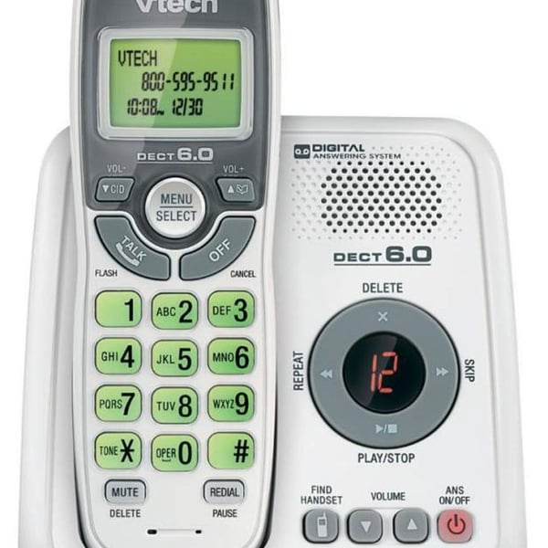 VTech CS6124 DECT 6.0 Cordless Phone with Digital Answering System