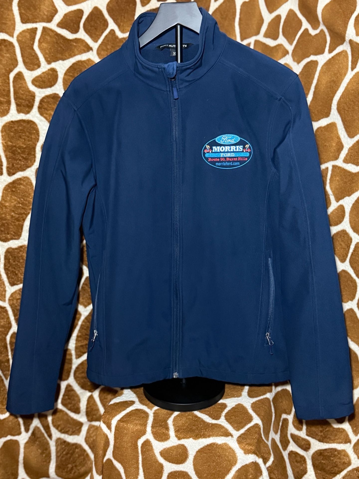 Port Authority J317 Core Soft Shell Jacket Navy Blue Ford Morris Ford Logo Size M 2