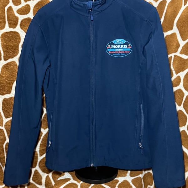 Port Authority J317 Core Soft Shell Jacket Navy Blue Ford Morris Ford Logo Size M
