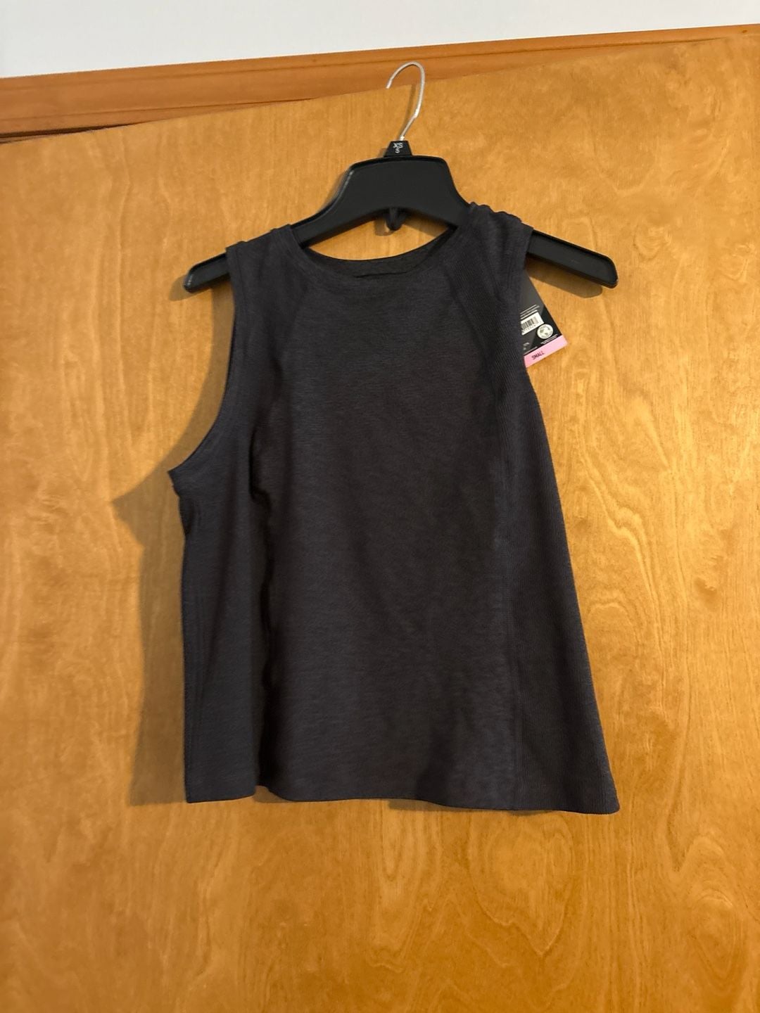 Member's Mark Women's High Neck Active Tank Top, Charcoal Grey, Size Small 2